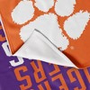 NCAA Clemson University Tigers Domino Swaddle Blanket - 4 of 4