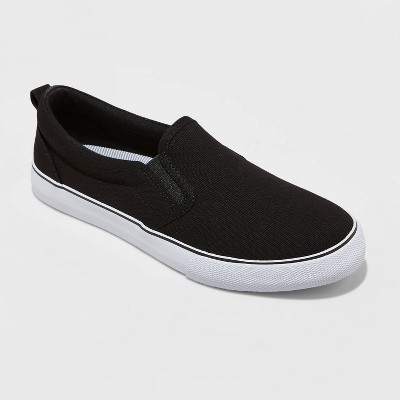 Women's Millie Twin Gore Slip-on Sneakers - A New Day™ Black 11 : Target