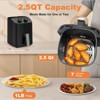OSTBA Air Fryer with 3D Rapid Air Circulation, Digital Touch Screen, Adjustable Temp & Time, Dishwasher Safe, Oil-Free Healthy Cooking - 2 of 4