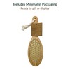 Evideco French Home Goods Natural Wooden Hair Brush with Rounded Bristles - 2 of 4