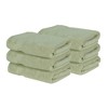 Splash Ultra-Soft Zero Twist 100% Ring Spun Cotton Bath Towel Set - Reversible, 550 GSM, Breathable, Lightweight, Highly Absorbent Towels for Bathroom - 2 of 4