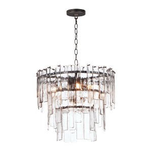 Maxim Lighting Warren 9 - Light Pendant in  Dark Bronze - 1 of 4