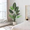 Acekool Artificial Bird of Paradise Plant, Trunk Tropical Palm Tree, Indoor Floor Decor, Banana Leaf for Home, Living Room, Office - 3 of 4
