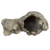 Alpine Corporation Playful Dog Outdoor Novelty Planter with Drainage Hole 9"x9"x5": Resin Animal-Shaped, Freestanding Patio Decor - 4 of 4