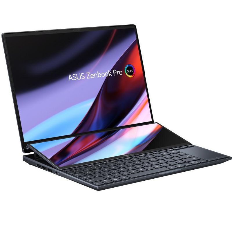 ASUS Zenbook Pro 14 Duo 14.5” 16:10 Touch Display, 120Hz, Intel i9-13900H, Geforce RTX 4060, 32GB RAM, 2TB SSD, Win 11 Home, Black, UX8402VV-PS96T, 2 of 5