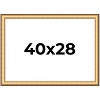 PosterPalooza | Traditional Gold Picture Frame - UV Acrylic, Backing Board, Hanging Hardware Included - 2 of 4