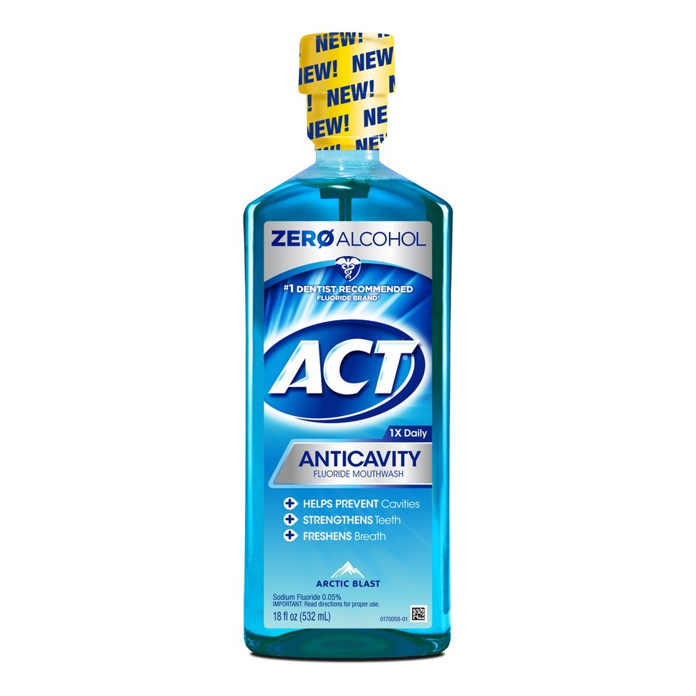 UPC 041167093726 product image for Act Anticavity Fluoride Mouthwash Arctic Blast - 18 fl oz | upcitemdb.com