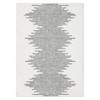 Modern Geometric Striped Area Rug Low Pile Non Slip Farmhouse Carpet - 3 of 4