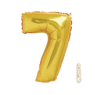 number 7 balloon