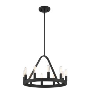 Designers Fountain Carousel 10 - Light Chandelier in  Black - 1 of 1
