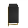 Okak Modern Sideboard Buffet, Storage Cabinet with Soft-Close Doors & Unique Metal Legs, Console Table for Kitchen Living Room Study - 4 of 4