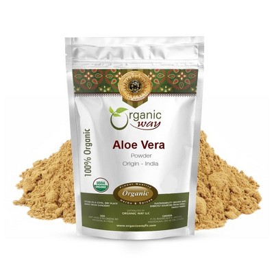 Organic Way Aloe Vera Powder 8 Oz