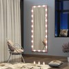 PAGED Rectangle Full Length Mirror,Leaning Floor Full Body Mirror with Lights,Suitable for Dressing Room,Cloakroom - 2 of 4