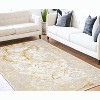 HomeRoots 5' X 8' Beige and Gold Abstract Area Rug - 2 of 4