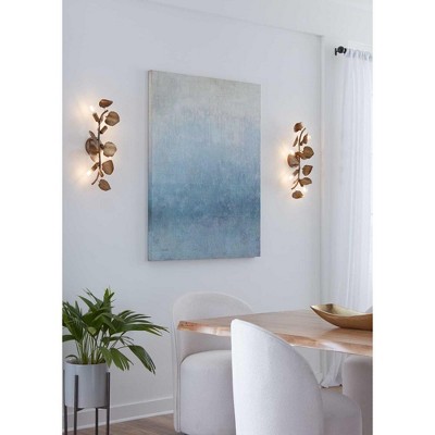 Progress Lighting Laurel Collection 4-Light Wall Sconce Gold Ombre Finish No Shade