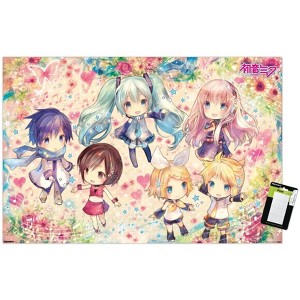 Trends International Hatsune Miku - Floral Fantasy Unframed Wall Poster Prints - 1 of 4