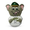 MLB Oakland Athletics Mascot Silk Touch Throw Blanket and 11" Plush: Team Logo Design - 2 of 3