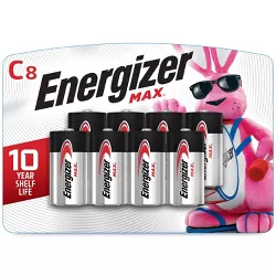 Energizer Max C Batteries - 8pk Alkaline Battery
