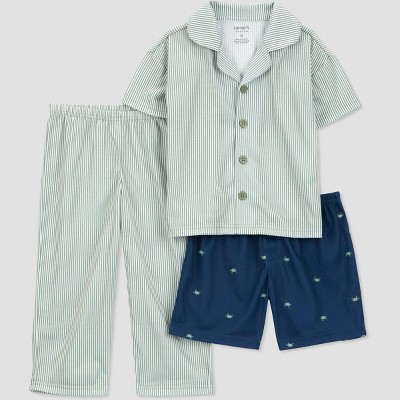Carter's Just One You® Toddler Boys' 3pc Short Sleeve Pajama Set