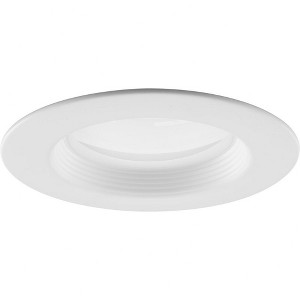 Progress Lighting, Intrinsic Collection, 1-Light Flush Mount, Satin White, Steel, LED, 3000K, 1356 Lumens. - 1 of 1