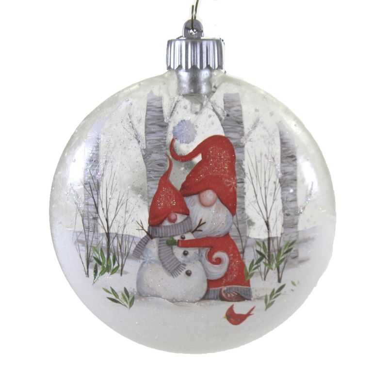 5.25 In Led Santa Snowman Ornament Lights Up Tree Ornaments, 1 of 4