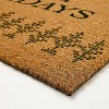 23"x35" 'Happy Holidays' Coir Doormat Tan/Green - Hearth & Hand™ with Magnolia - 3 of 3