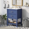 TiramisuBest 24'' Bathroom Vanity with Top Sink, Modern Bathroom Storage Cabinet with 2 Drawers, Single Sink Bathroom Vanity - 4 of 4