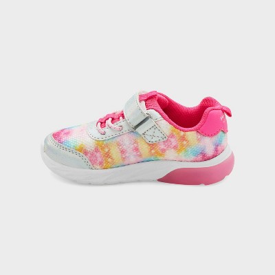Cat & Jack MultiColor Toddler Girls' Valtera Rainbow Sneakers 