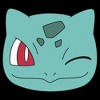 Men's Pokemon Bulbasaur Wink Face Long Sleeve Shirt - 2 of 4