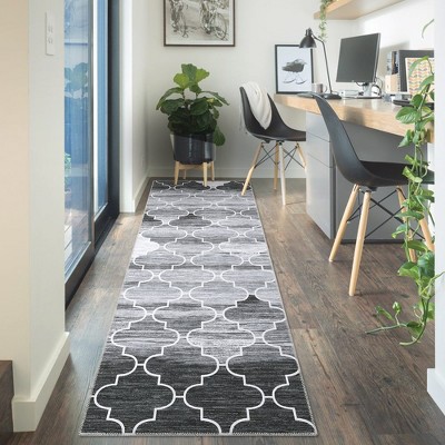 Area Rugs Moroccan Rugs Geometric Rug Non-Slip Rugs Abstract Distressed Accent Carpet
