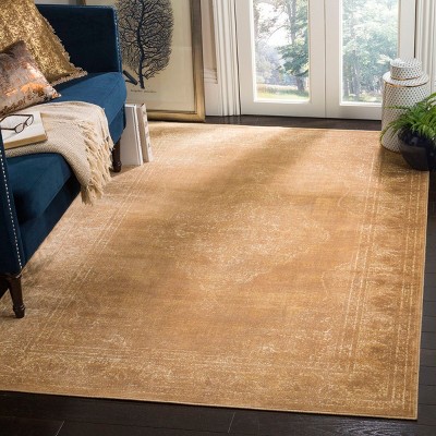 Light Blue Hand-Knotted Rectangular 6' x 9' Viscose Rug