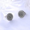 Artisan Bali Filigree Oxidized Artisan Floral Stud Earrings - 2 of 4