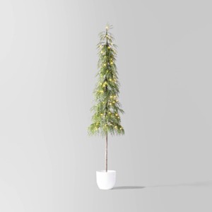 Pre-Lit Potted Balsam Artificial Christmas Tree - Wondershop™ - 1 of 4