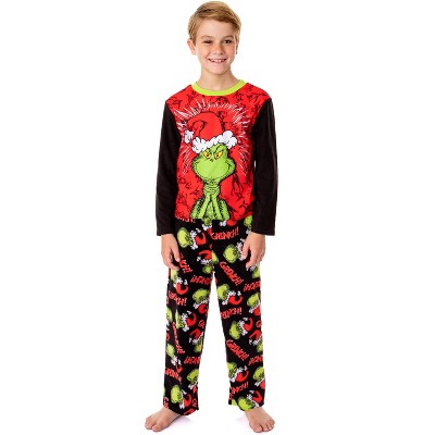 Boys Size Christmas Pajamas