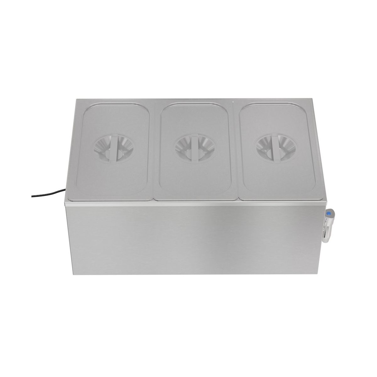 Koolmore 6 Qt. Three-Section Electric Countertop Food Warmer With Faucet - thumbnail 6