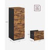 VASAGLE File Cabinet for Home Office, Printer Stand, with 3 Lockable Drawers, Adjustable Hanging Rails - 2 of 4