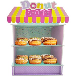Donut Stand - Ultimate Dessert Display Holder for Donuts - Stable Dessert Stand for Birthday and Baby Shower, Party Essentials, Donut Party Supplies - 1 of 4