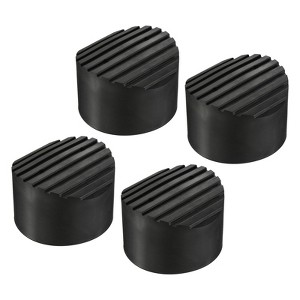 Unique Bargains Non Slip Round Rubber Ladder Accessories Protective Pads 4 Pcs - 1 of 3