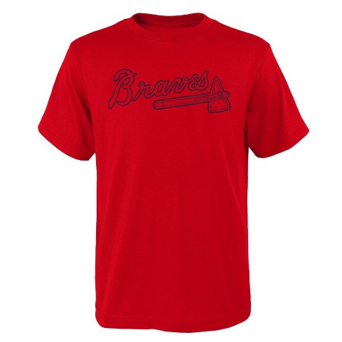 Mlb Atlanta Braves Men's Short Sleeve Poly T-shirt : Target