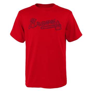 MLB Atlanta Braves Boys' Red T-Shirt