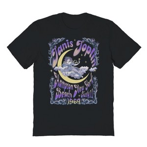 Janis Joplin Men's Empress Moon Short Sleeve Graphic Cotton T-Shirt - 1 of 1