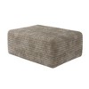 Sapphtopaz Modern Ottoman with Corduroy Upholstered Versatile Pouf Foot Stool with Cozy Texture Plush Sofa Ottoman for Living Room, Bedroom - 2 of 4
