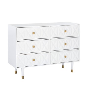 White on sale geometric dresser