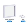 Unique Bargains ABS Frame 3D Display Jewelry Box with Base 6 Pcs - 3 of 4
