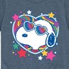 Boys' - Peanuts - Snoopy Groovy Heart Short Sleeve Graphic T-Shirt - 2 of 4