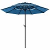 Tangkula Patio Market 10ft 3 Tier Umbrella Double Vented Aluminum Sunshade Shelter - 3 of 4