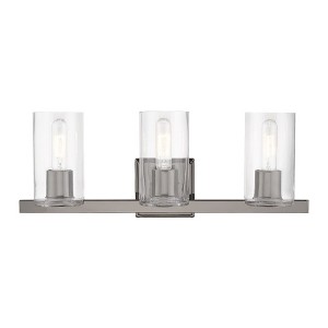 Livex Lighting Clarion 3 - Light Vanity in  Black Chrome - 1 of 4
