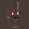 YIYIBYUS Modern Metal Gear Chandelier, Adjustable Height Pendant Lamp - 4 of 4