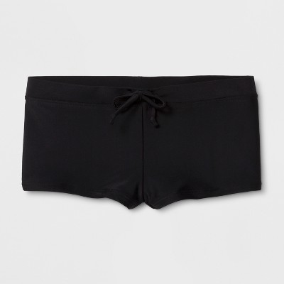 girls black swim shorts