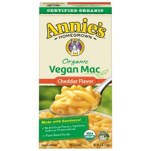 Annie’s Vegan Macaroni & Cheddar 6 oz (Pack of 2) - 1 of 1